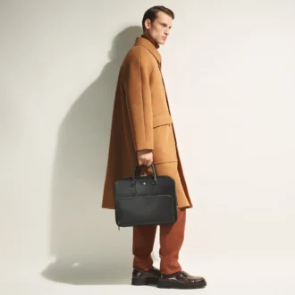 Servietă medie pentru documente, cu buzunar