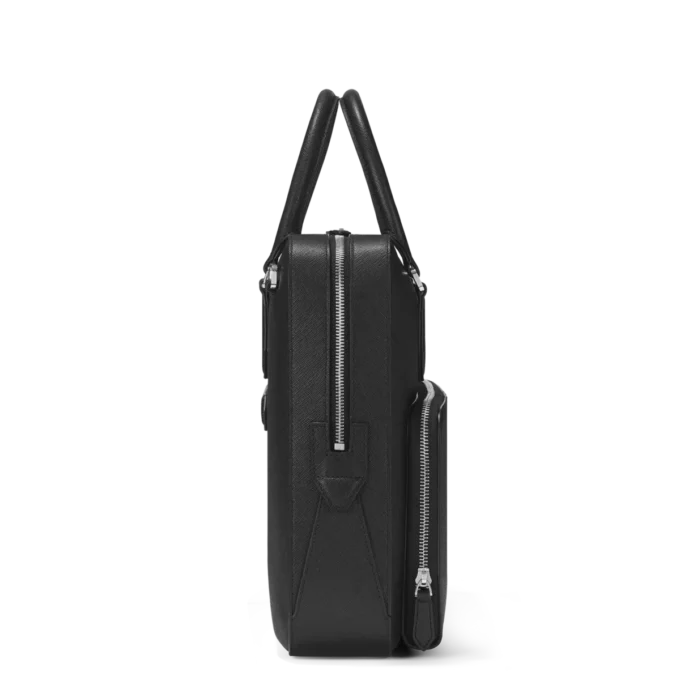 Servietă medie pentru documente, cu buzunar