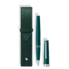 Set cu pix cu bilă PIX Deep Green și plic Montblanc 1-Pen Pouch