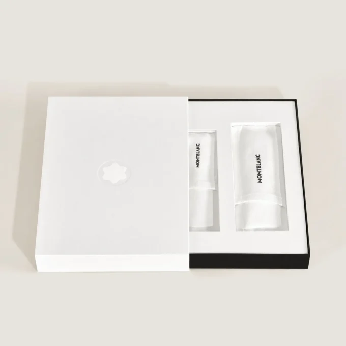 Set cu pix cu bilă PIX Deep Green și plic Montblanc 1-Pen Pouch