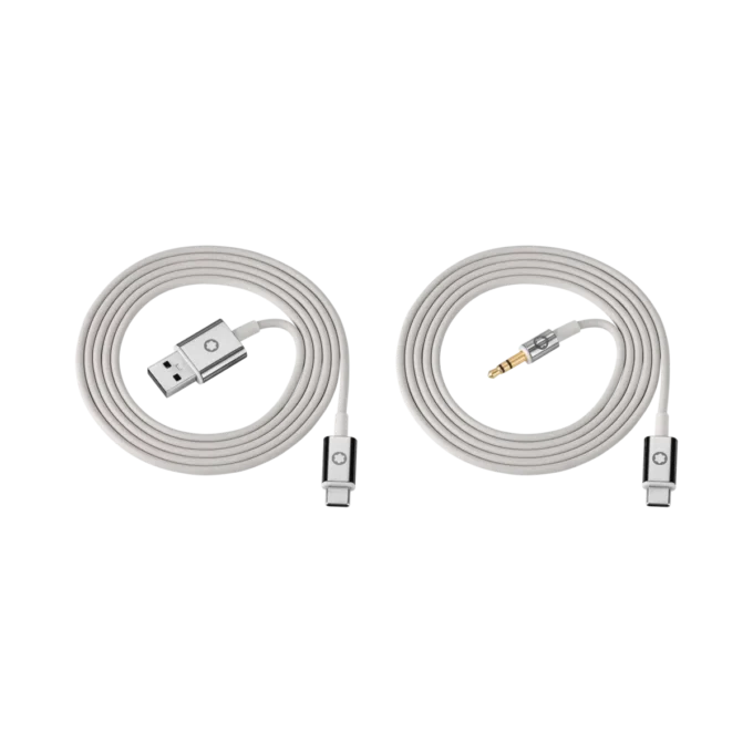 Set de cabluri gri pentru căști Montblanc MB 01