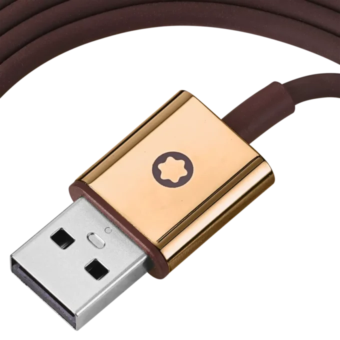 Set de cabluri maro pentru căștile Montblanc MB 01
