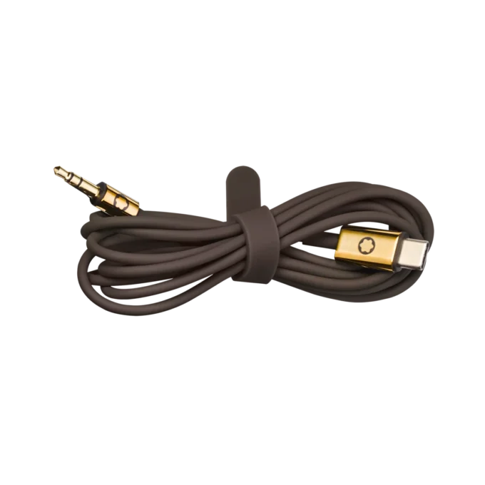 Set de călătorie maro pentru căștile Montblanc MB 01