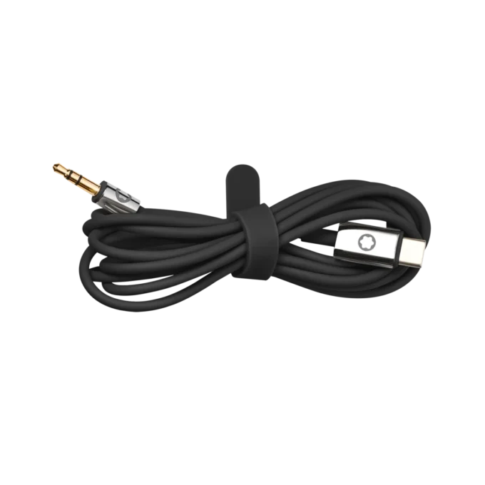 Set de călătorie negru pentru căștile Montblanc MB 01