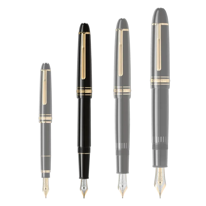 Stilou Meisterstück Classique placat cu aur (M)