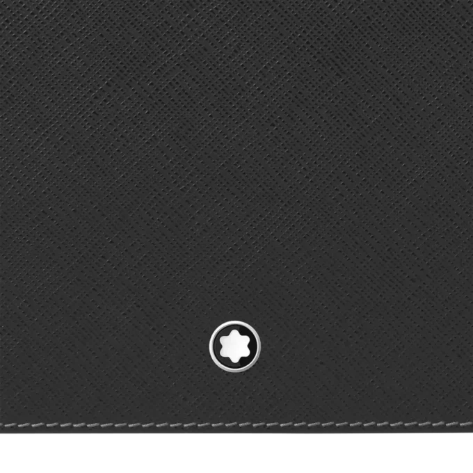 Suport de birou din piele neagră