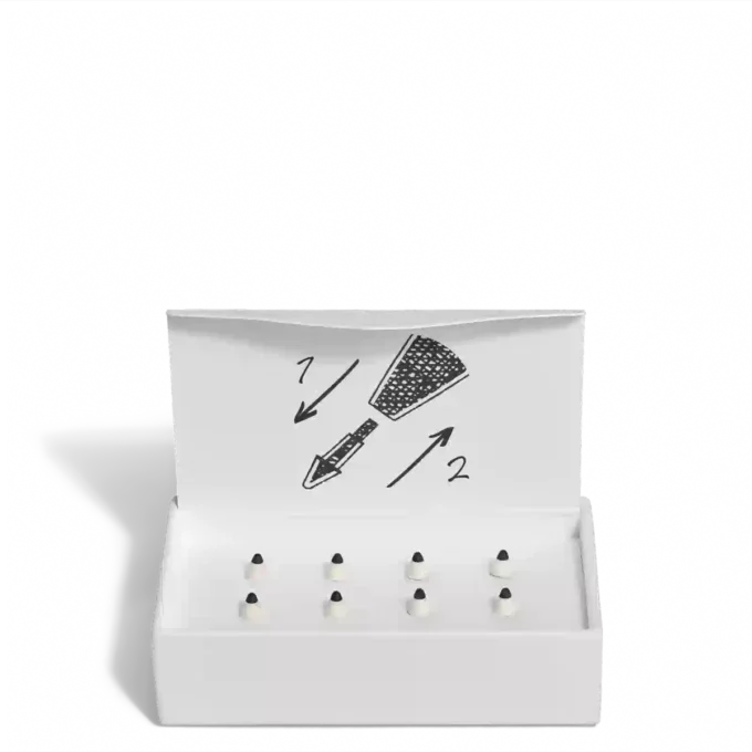 Vârfuri de schimb din in pentru stiloul digital Montblanc, culoare ivoriu